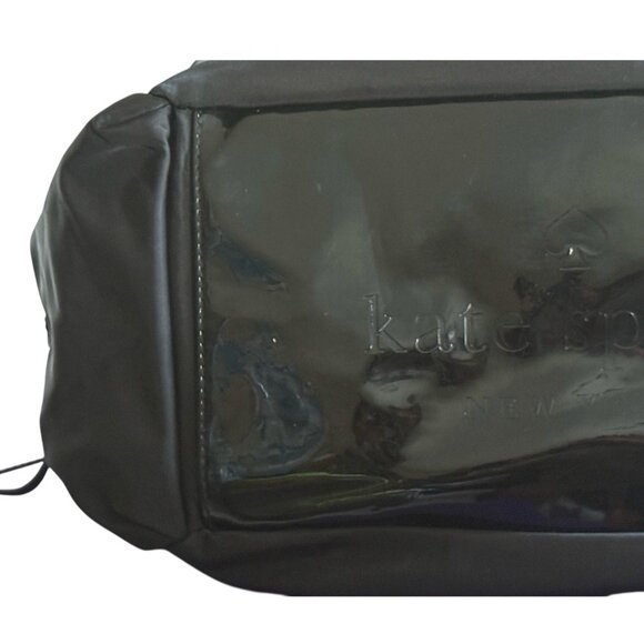 Kate Spade New York Stevie Black Nylon Double Handle Zipper Closure Diaper Bag - Picture 14 of 14